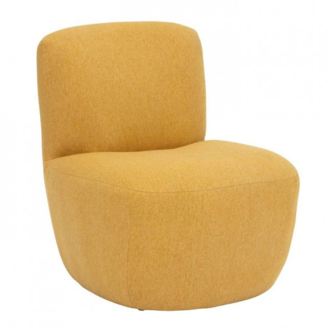 Chauffeuse Design "Leone" 71cm Ocre|Fauteuil / Chauffeuse|Paris Prix