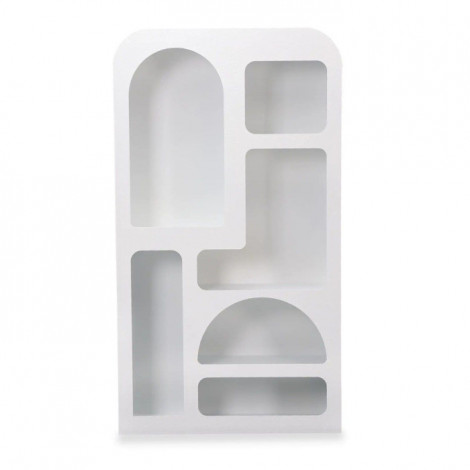 Bibliothèque Design Arches "Troglodyte" 180cm Blanc|Bibliothèque|Paris Prix