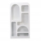 Bibliothèque Design Arches "Troglodyte" 180cm Blanc|Bibliothèque|Paris Prix