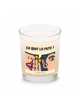 Bougie "Ça sent la pute" - Parfum Vanille & Monoï