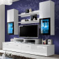 Meuble TV Mural Design "Mini" 200cm Blanc|Meuble TV|Paris Prix