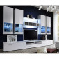 Meuble TV Mural Design "Dorade" 300cm Blanc|Meuble TV|Paris Prix