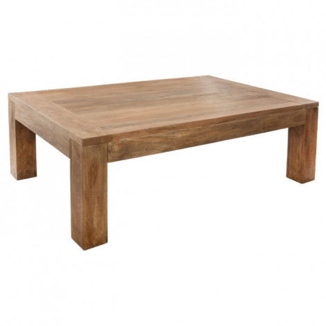 Table Basse en Bois "Ajmal" 130cm Naturel|Table Basse|Paris Prix