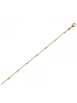 Bracelet pour femme en plaqué or, avec tubes dorés - Ciota