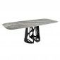 Table à Manger en Marbre "Christa" 240cm Bleu|Table|Paris Prix