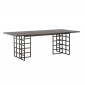 Table à Manger Design "Ystad" 220cm Noir|Table|Paris Prix