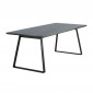 Table à Manger en Marbre "Estelle" 200cm Noir|Table|Paris Prix