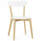 Chaise Design "Hanko" 80cm Blanc|Chaise|Paris Prix