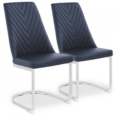 Lot de 2 Chaises Design "Darling" 95cm Noir|Chaise|Paris Prix