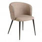 Chaise en Tissu "Rosemarie" 77cm Marron|Chaise|Paris Prix