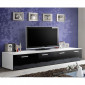 Meuble TV Design "Duo" 200cm Noir & Blanc|Meuble TV|Paris Prix