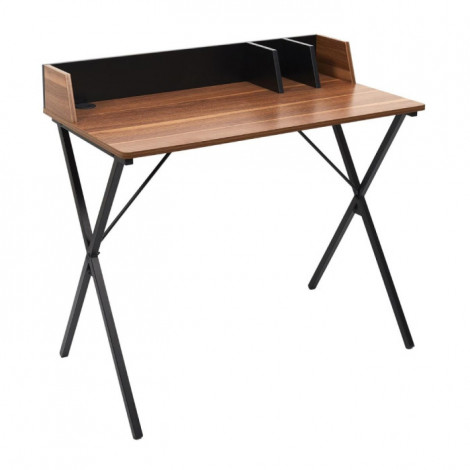 Bureau Design 1 Tiroir "Brice" 90cm Marron|Bureau|Paris Prix