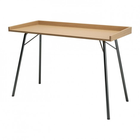 Bureau Design en Bois "Rayburn" 115cm Naturel|Bureau|Paris Prix