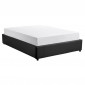 Lit Coffre Design "Niura" 140x190cm Noir|Lit Adulte|Paris Prix