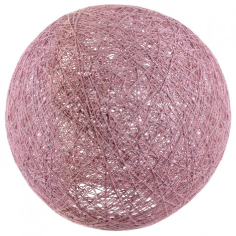 Lampe Suspension Ronde "Tissée" 30cm Rose|Suspensions|Paris Prix